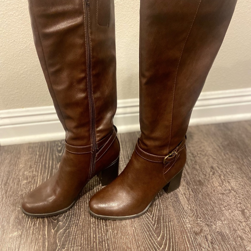 Naturalizer Joslynn Knee High Heeled Boots - Picture 2 of 12